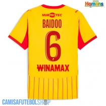 Camisa de time de futebol RC Lens Samson Baidoo #6 Replicas 1º Equipamento 2025-26 Manga Curta
